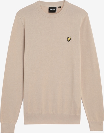 Lyle & Scott Trui in Beige: voorkant