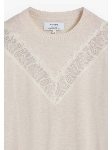 Scalpers Sweter w kolorze beżowy