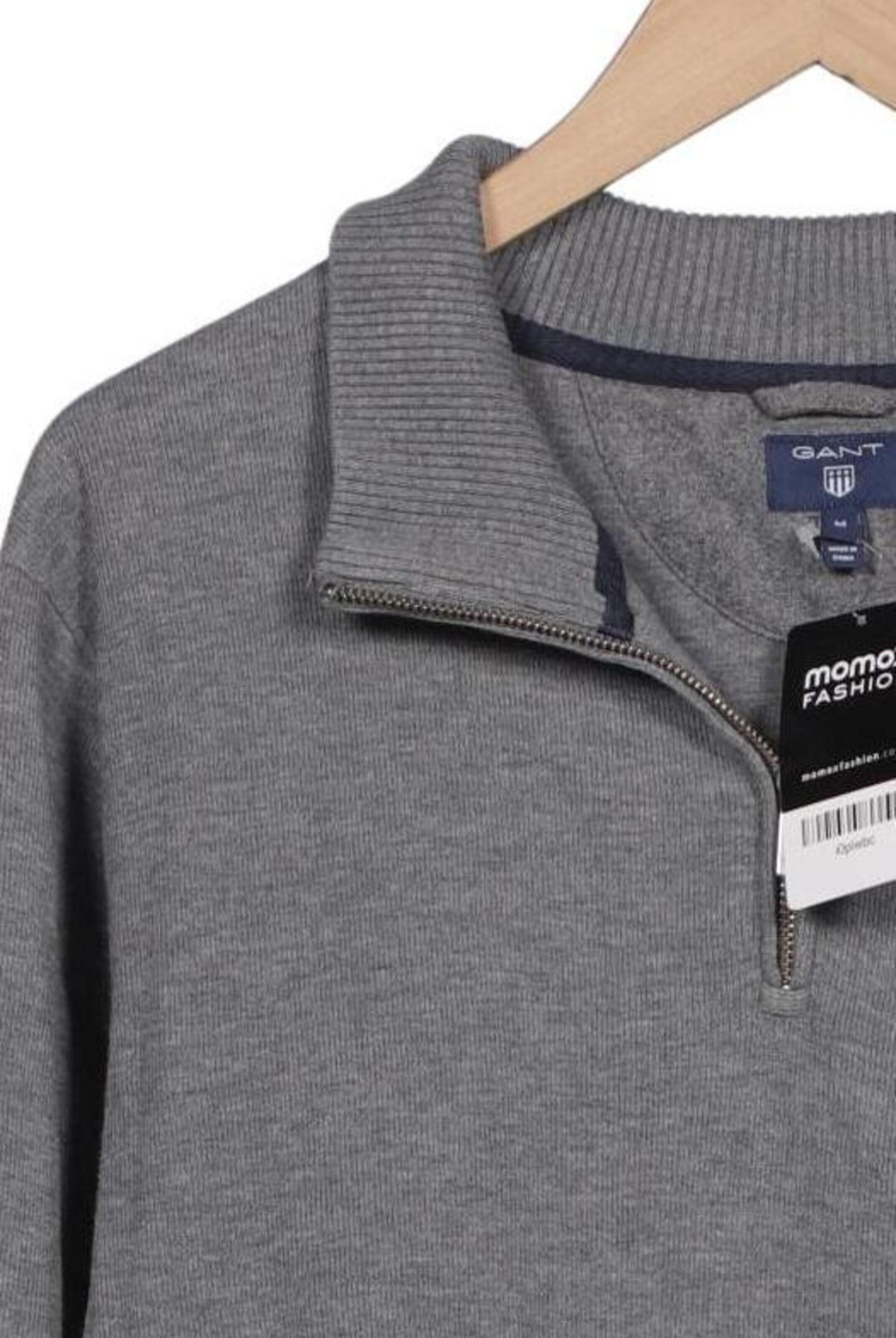 GANT Sweatshirt & Zip-Up Hoodie in M in Grey