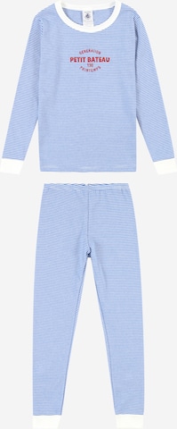 PETIT BATEAU Pajamas in Blue: front