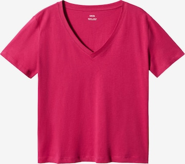 MANGO Shirt 'CHALAPI' in Roze: voorkant