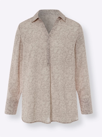 Chemisier heine en beige : devant