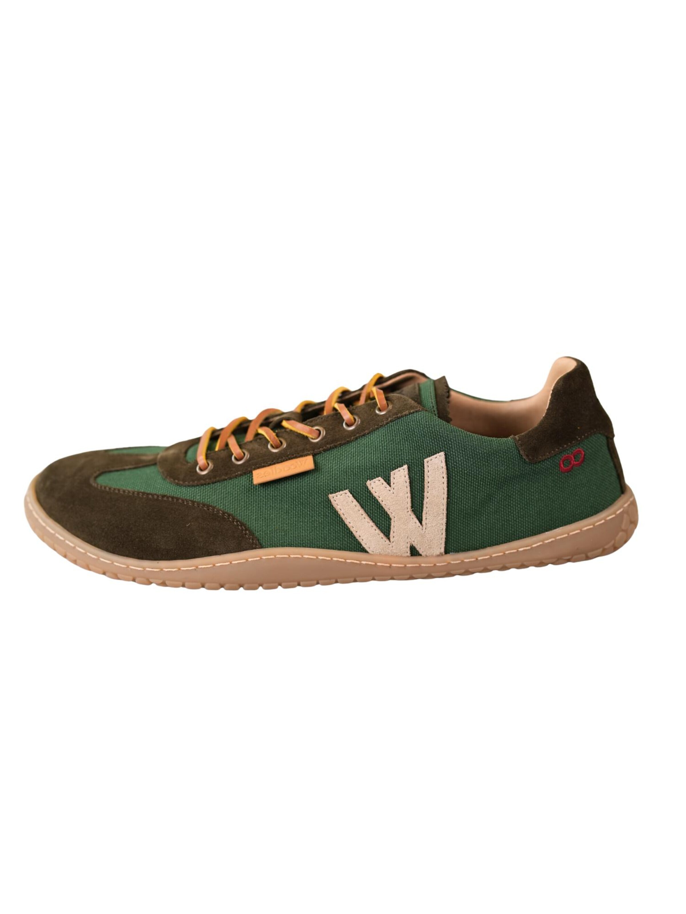 Scarpa stringata 'Origin2' di WOODIES THE OFFICIAL in verde: frontale