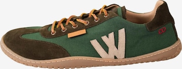 Scarpa stringata 'Origin2' di WOODIES THE OFFICIAL in verde: frontale