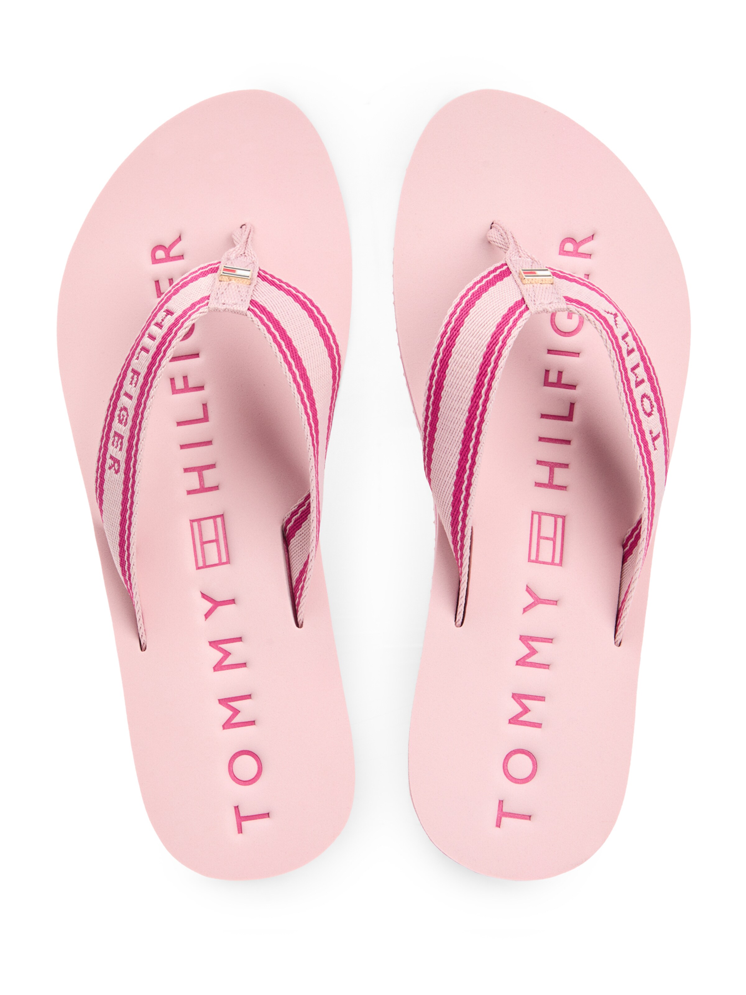 TOMMY HILFIGER Zehentrenner in Pink