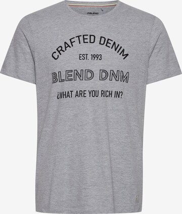 BLEND T-Shirt 'ALBO' in Grau: predná strana