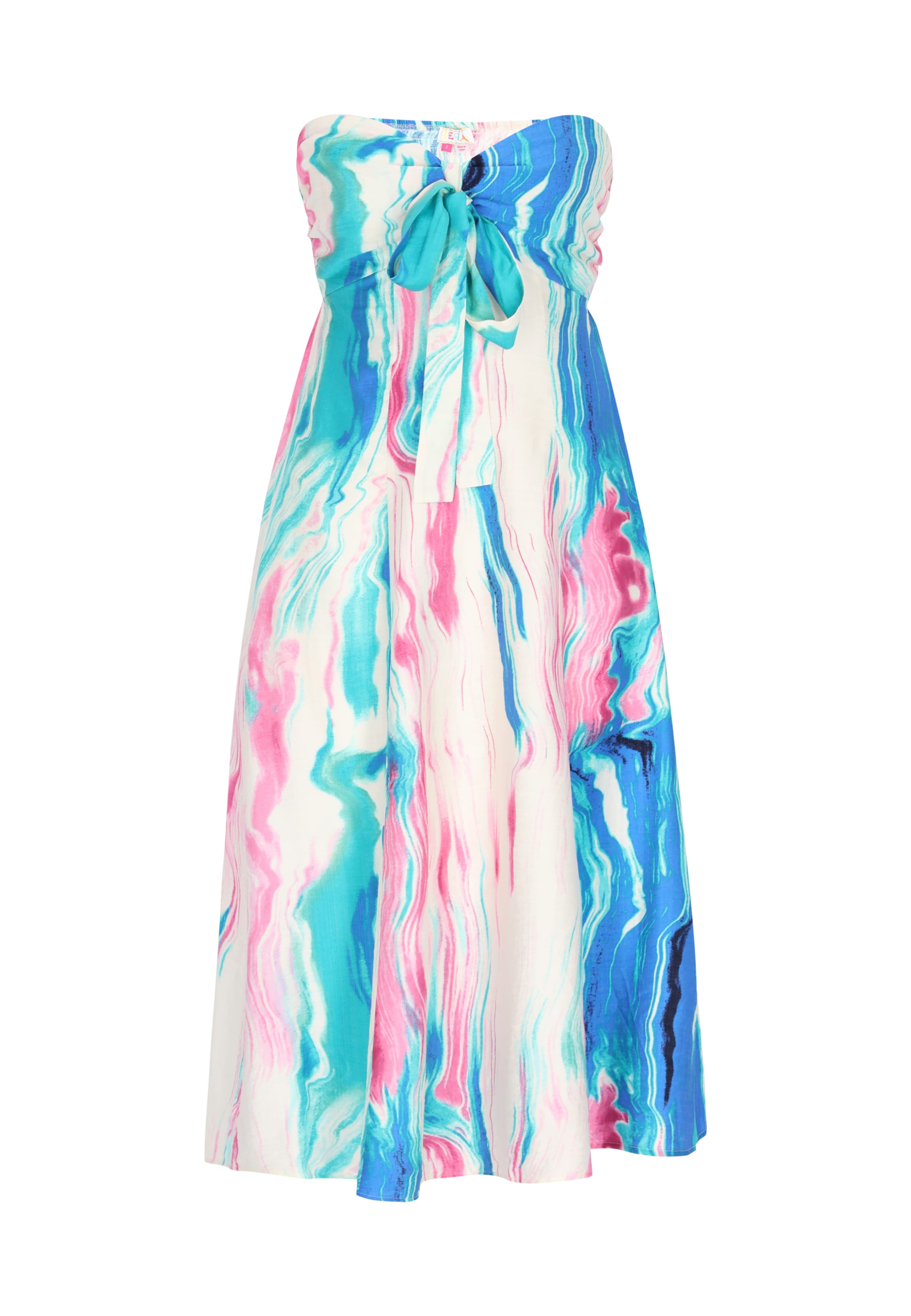 IZIA - Vestido de verão 'Festival' em azul: frente