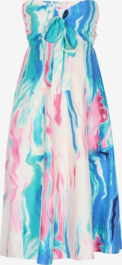 IZIA Kleid 'Festival' in azur / aqua / rosa / weiß, Produktansicht