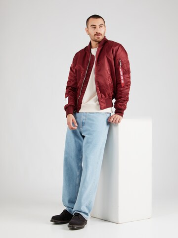 ALPHA INDUSTRIES Övergångsjacka i röd