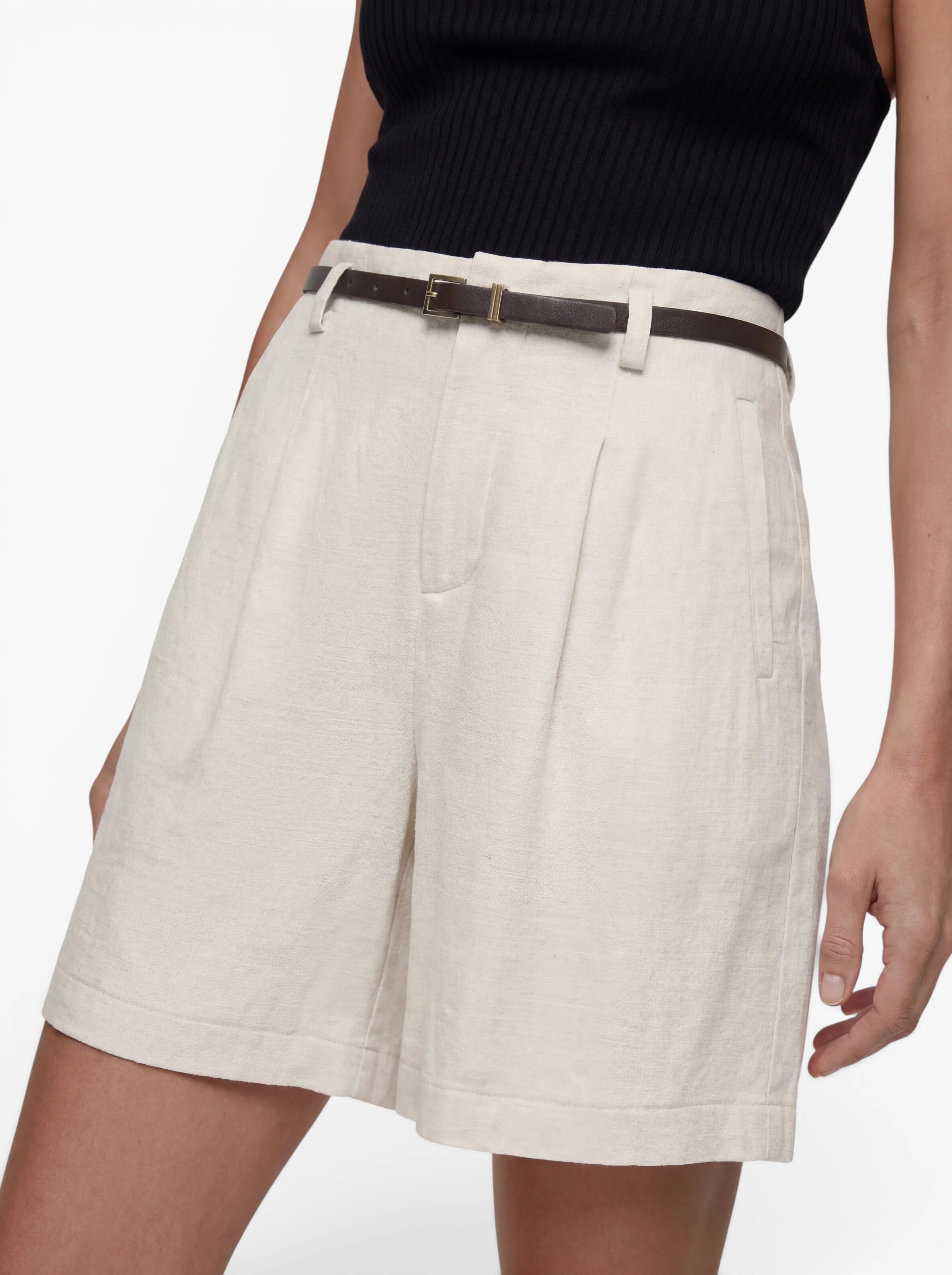 ONLY Regular Shorts 'ONLSIESTA' in Beige