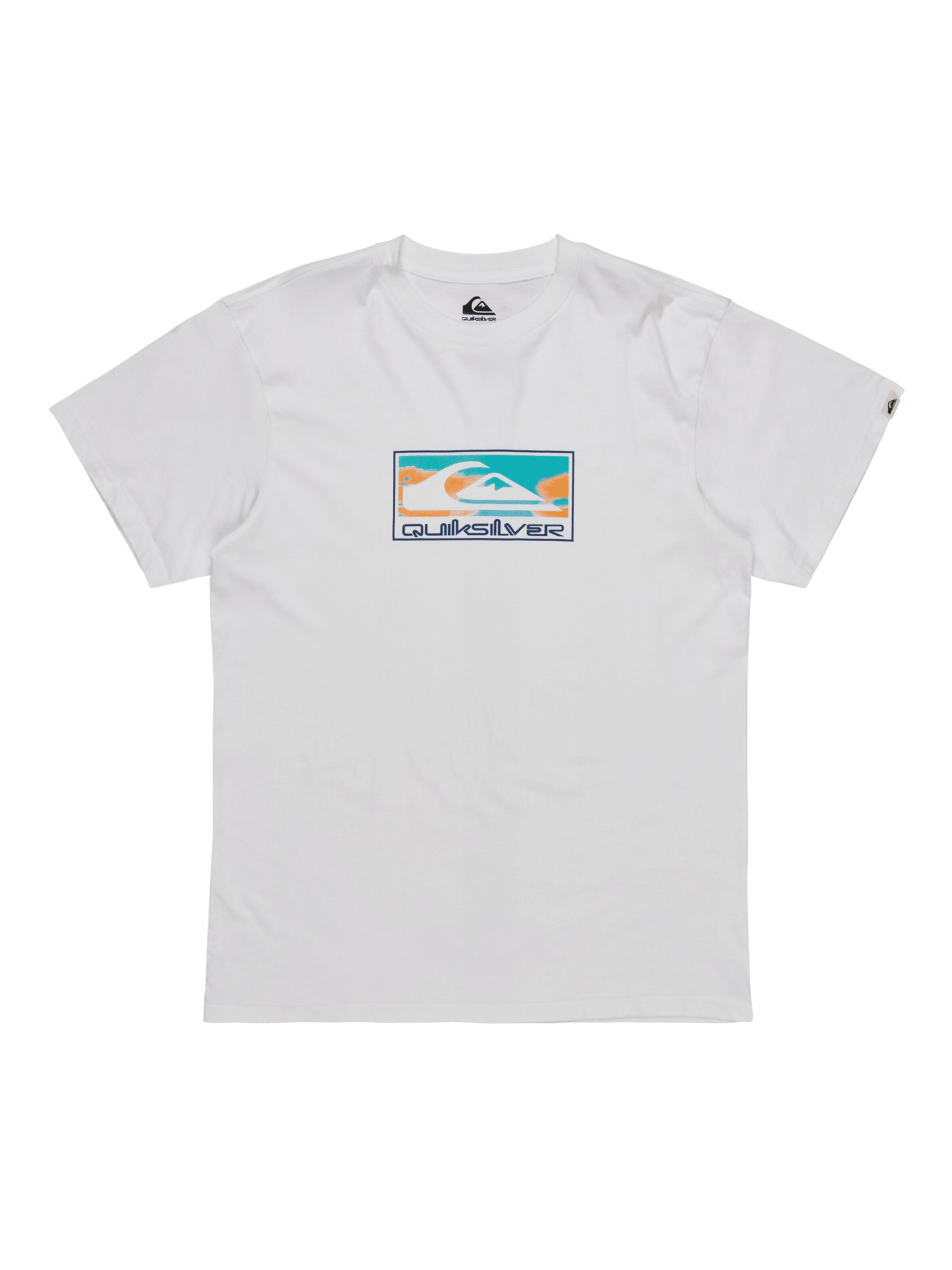 T-Shirt 'Ev Gradient Box' QUIKSILVER en blanc : devant