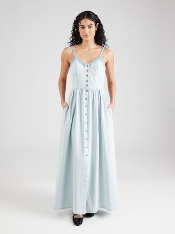 Lee Платье-рубашка в Синий: спереди