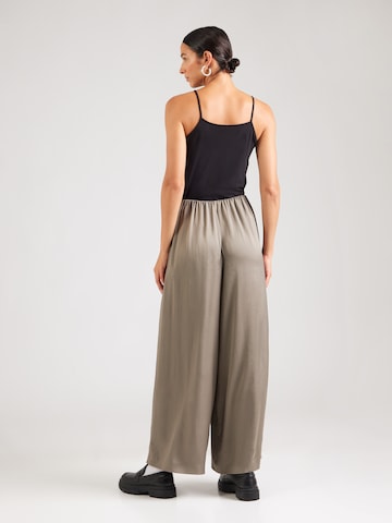 DRYKORN Wide leg Pants 'TWEEZER' in Brown