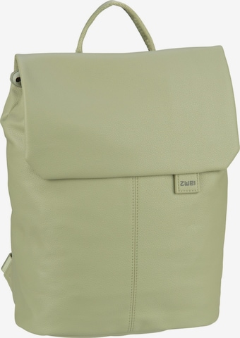 ZWEI Backpack 'Mademoiselle' in Green: front