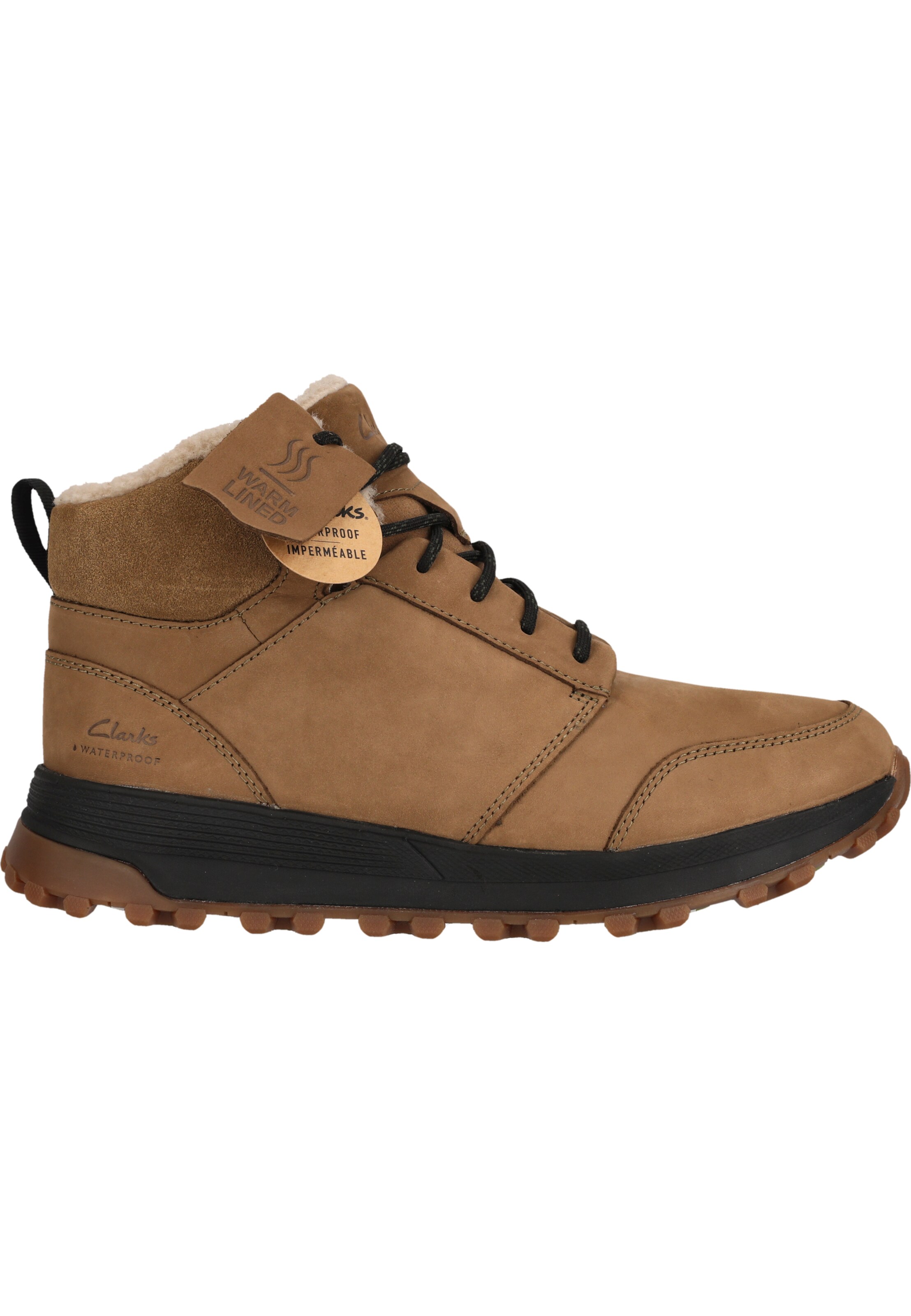 CLARKS Lace-up boots 'ATL Trek Up' in Brown