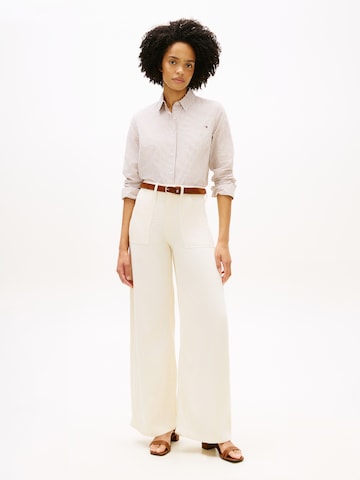TOMMY HILFIGER Wide leg Jeans in Beige