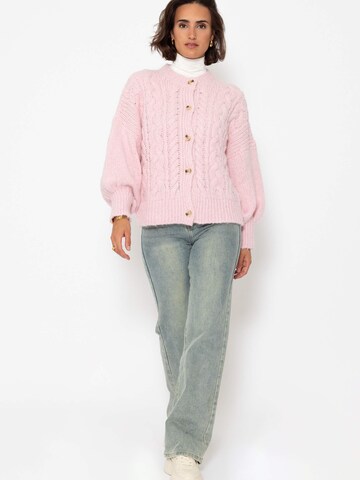 SASSYCLASSY Oversizestrickjacke‌‌‌‌‌‌‌‌‌ in Pink