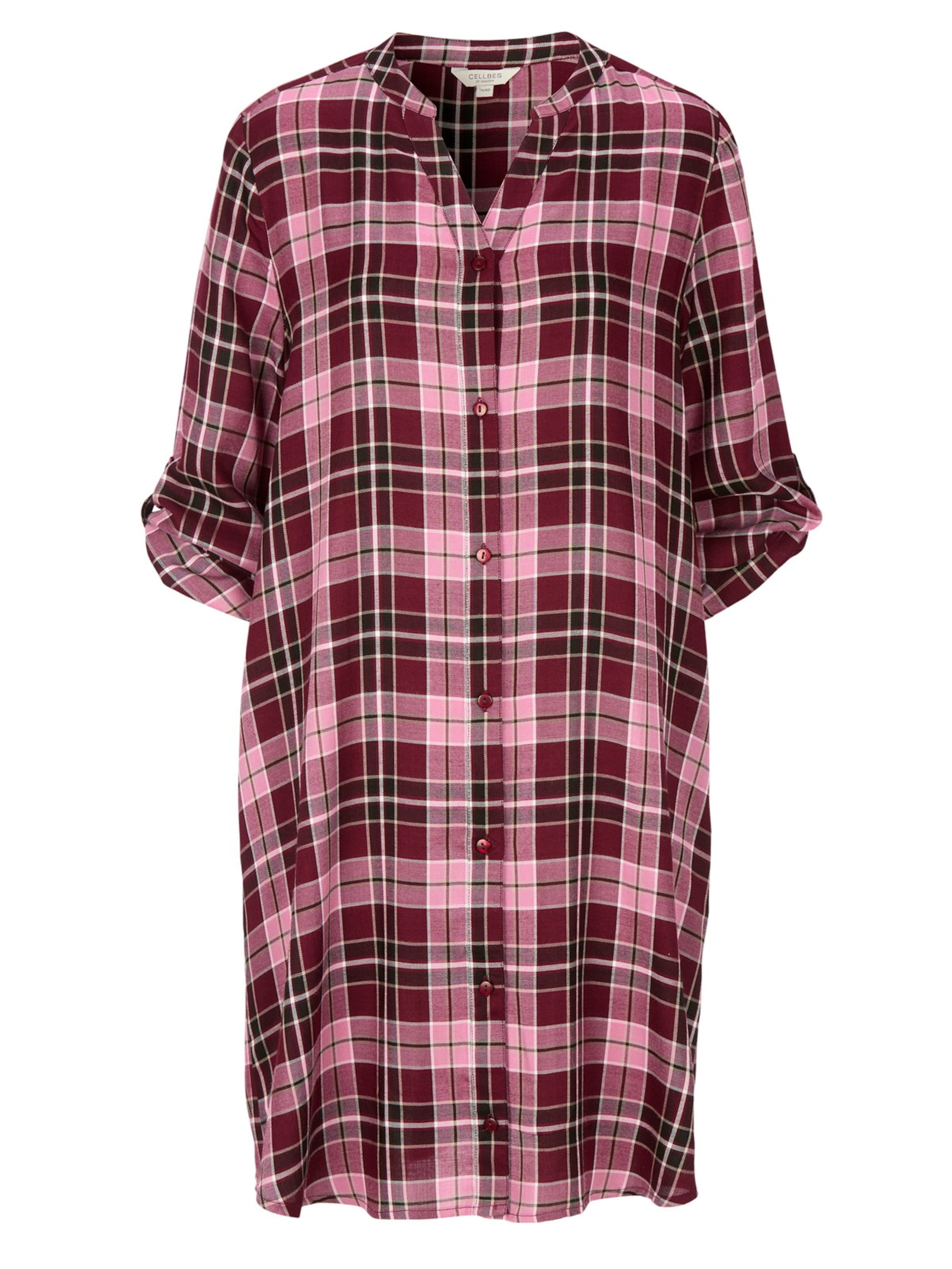 Cellbes of Sweden Blousejurk in Roze: voorkant