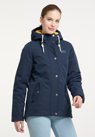 ICEBOUND - Chaqueta funcional en azul: frente