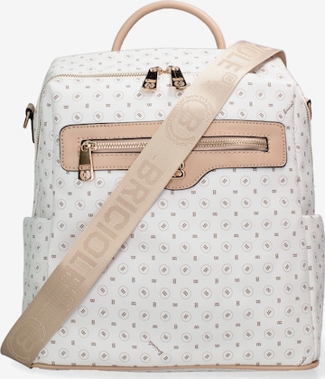 Briciole Rucksack in Weiß: Vorderseite