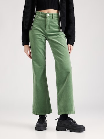 Regular Pantaloni de la s.Oliver pe verde: față