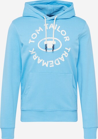 TOM TAILOR Sweatshirt in Blauw: voorkant