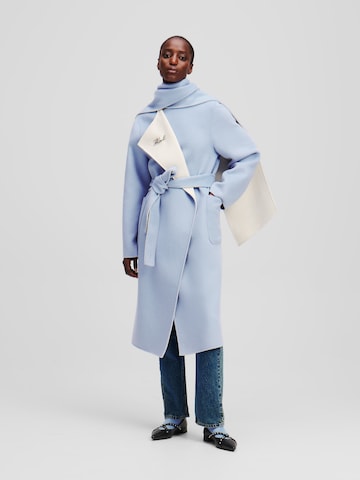 Karl Lagerfeld Between-seasons coat in Blue: front