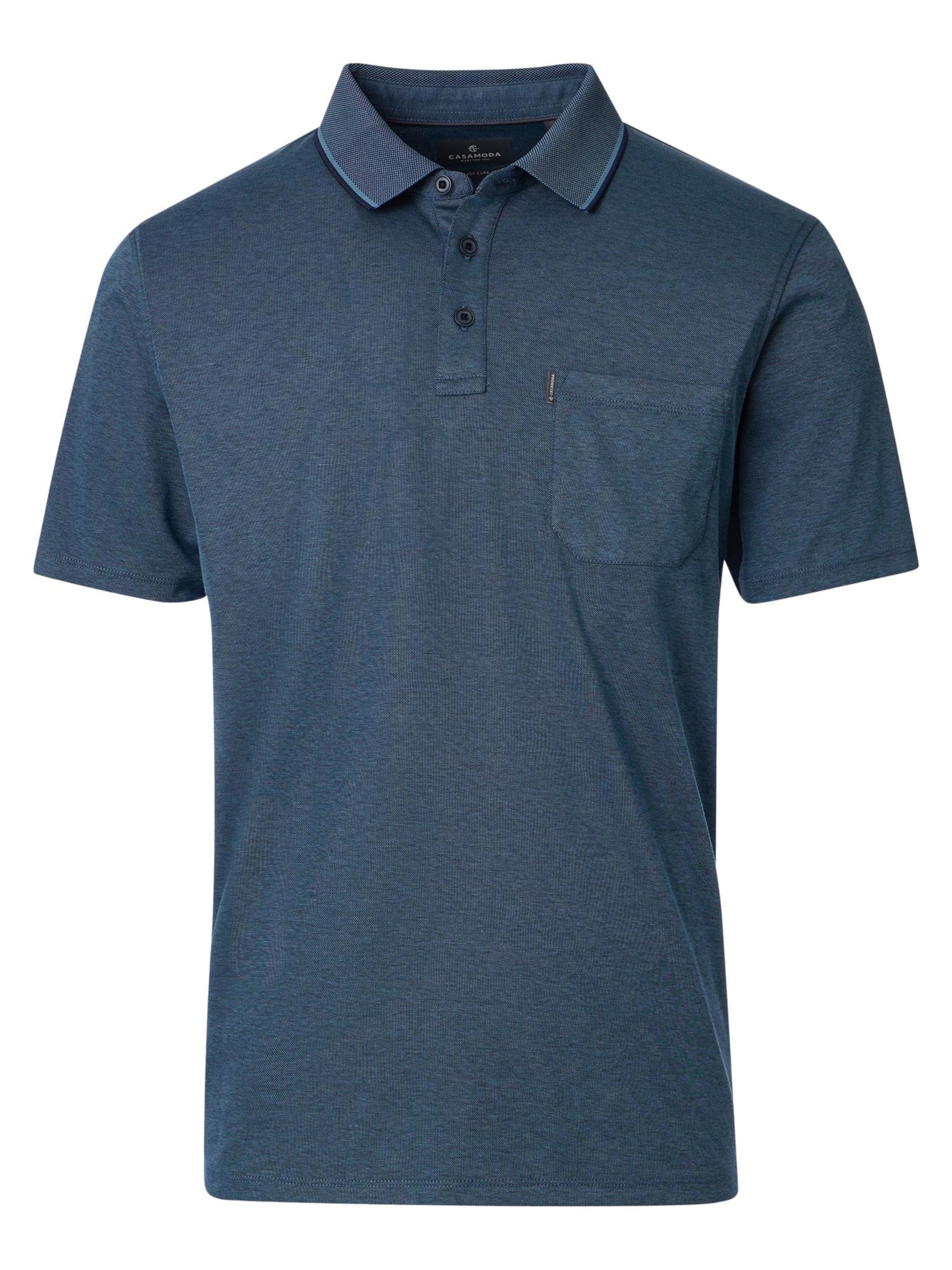 CASAMODA Shirt 'Basic'‌‌‌‌‌‌‌ in Blau: Vorderseite