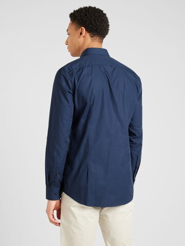 HUGO Slim fit Button Up Shirt 'Koey' in Blue