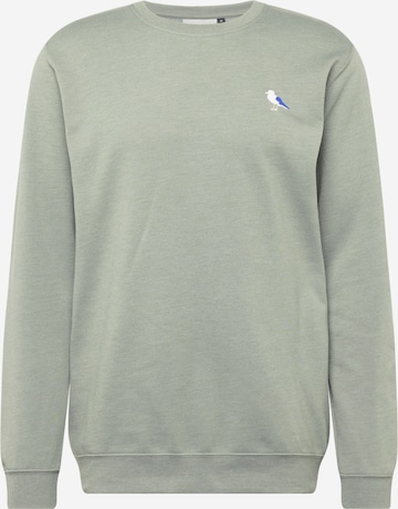 Sweat-shirt 'Embro Gull' Cleptomanicx en vert : devant