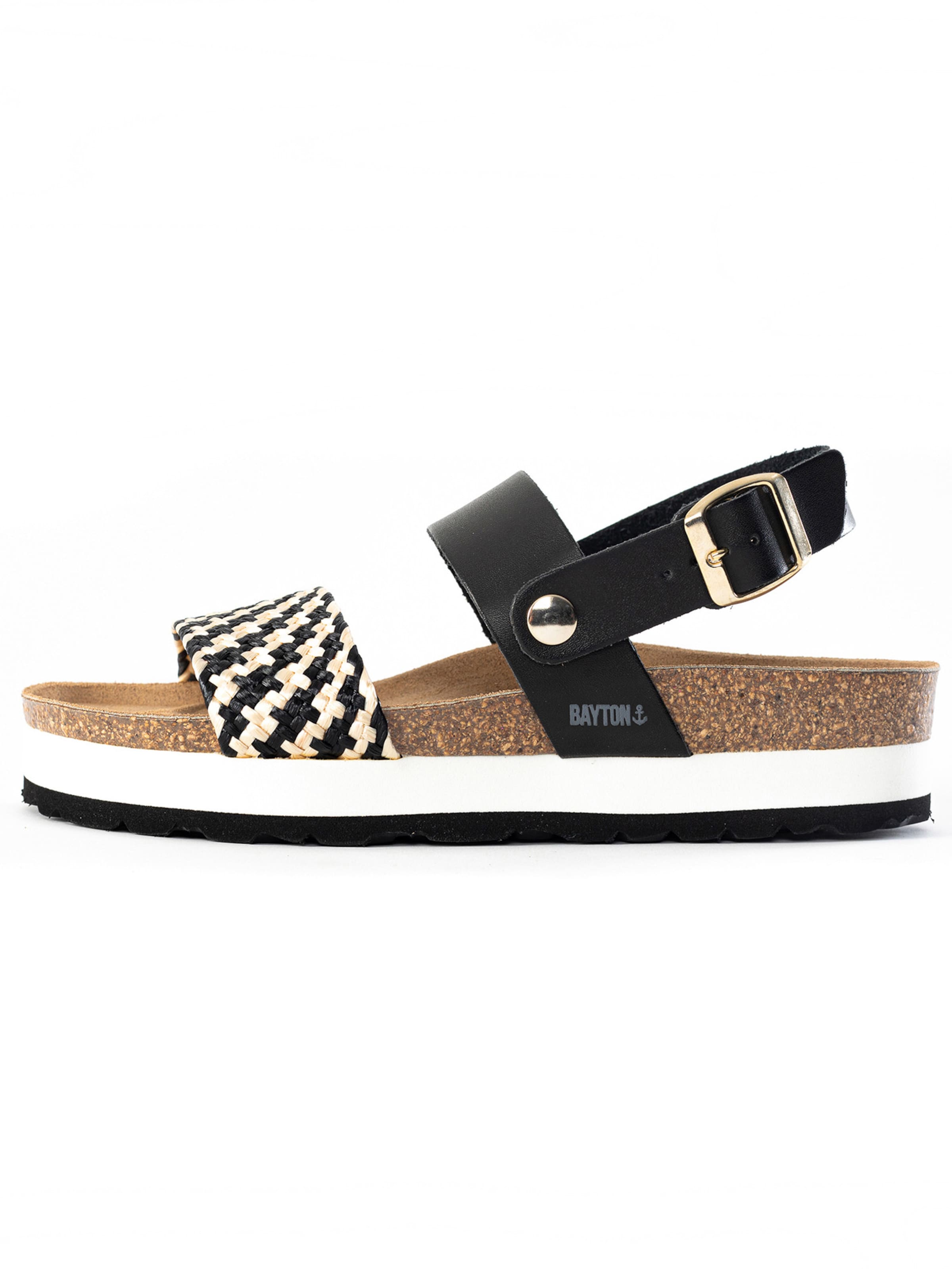 BaytonSandale 'Almeria' - crna boja: prednji dio