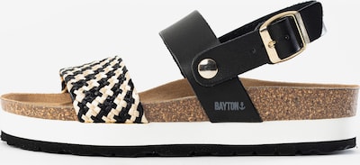 Bayton Sandaler 'Almeria' i ecru / brun / sort / hvid, Produktvisning