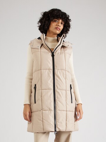 Gilet 'DAISY' di JDY in beige: frontale