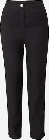 Regular Pantaloni de la Wallis pe negru: față