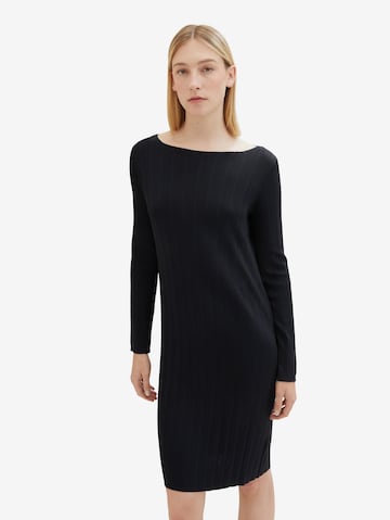 TOM TAILOR Knit dress in Blue: front