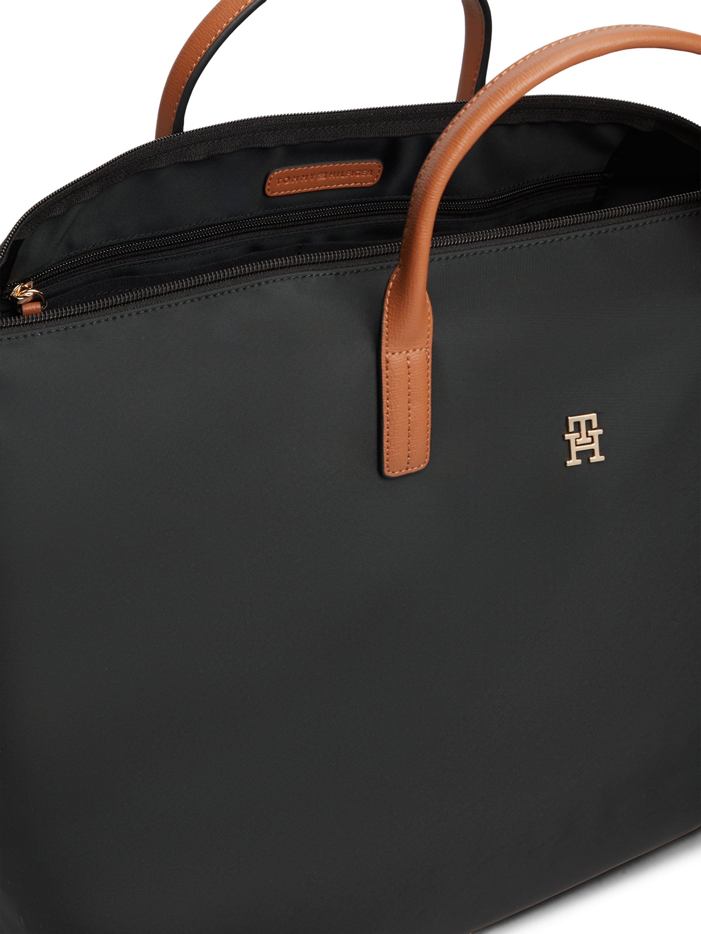 TOMMY HILFIGER Reisetasche in Schwarz