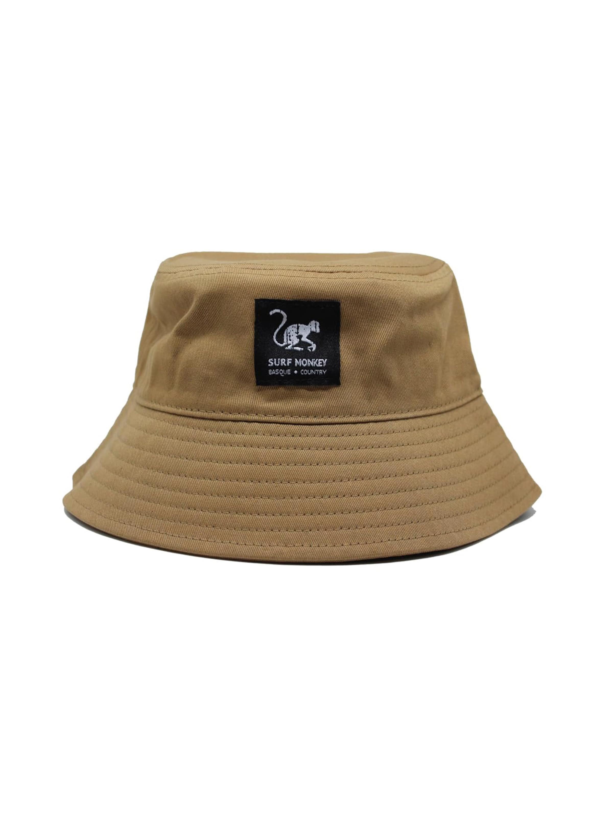 Surf Monkey Hat in Brown: front