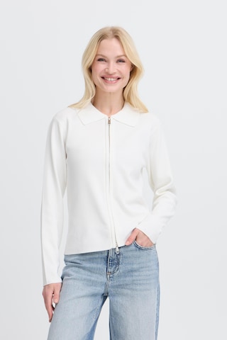 b.young Knit cardigan 'BYMMorla' in White: front