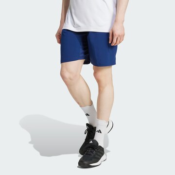 ADIDAS PERFORMANCE Loose fit Sports trousers 'Club' in Blue: front
