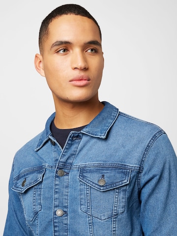 Only & Sons Between-Season Jacket 'Coin' in Blue