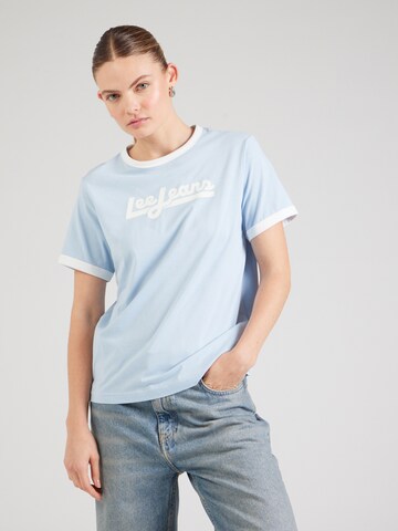 Lee Футболка 'RINGER TEE' в Синий: спереди