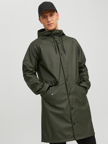 Manteau mi-saison 'Urban' JACK & JONES en vert