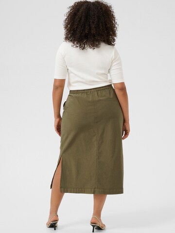 KAFFE CURVE Skirt 'KCnana Liah' in Green