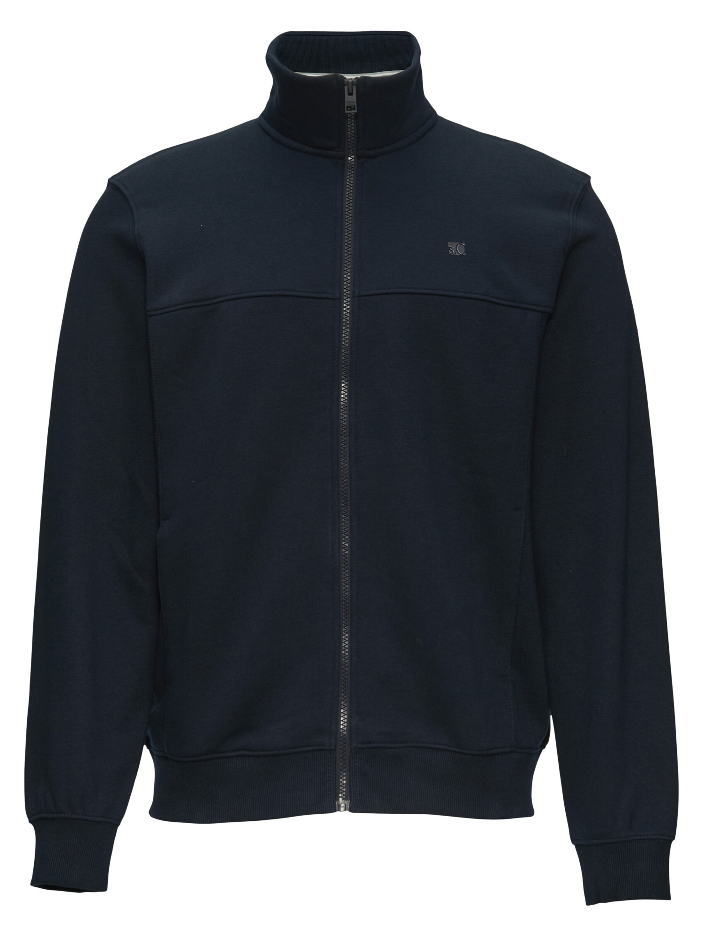 s.Oliver Sweatjacke 'Basic'‌‌‌‌‌‌‌‌ in Blau: Vorderseite