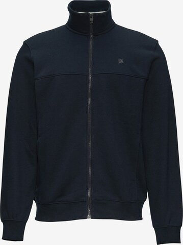 s.Oliver Sweatjacke 'Basic' in Blau: Vorderseite