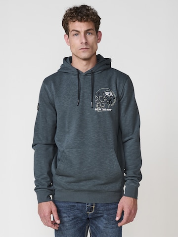Pull-over KOROSHI en bleu : devant