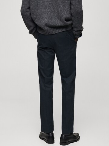 MANGO MAN Regular Pantalon 'Nicco' in Blauw