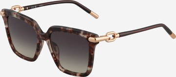 Lunettes de soleil 'SFU713' FURLA en marron : devant