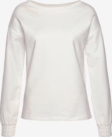 BENCH Sweatshirt in White: front