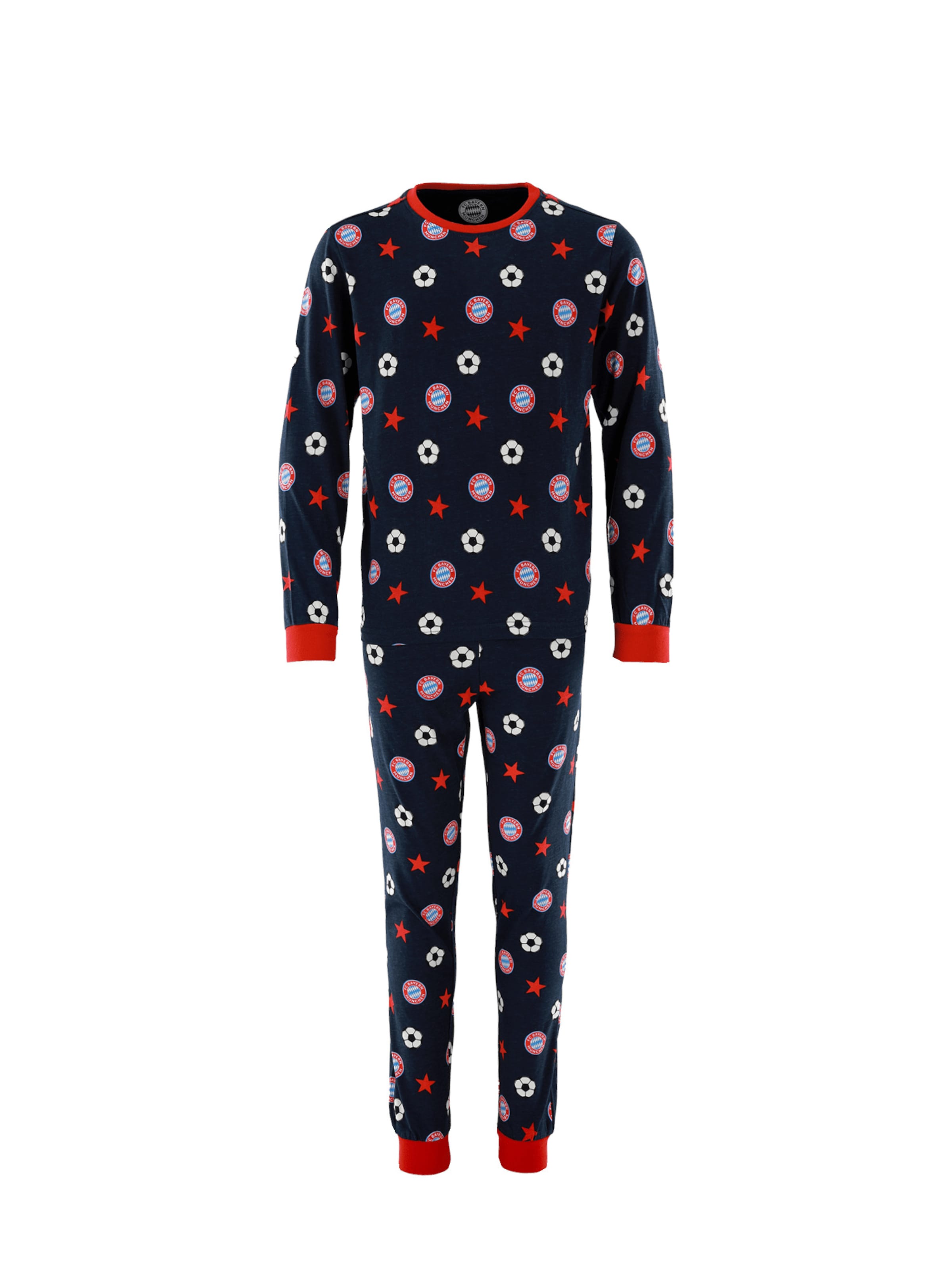 FC BAYERN MÜNCHEN Pajamas in Blue: front